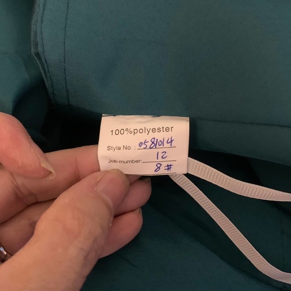 MAKE YOU PRETTY MORE Teal Blue One Shoulder Evening Gown - NWT - Picture 15 of 16